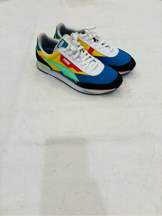 Puma Other - Puma Men’s Blue/Yellow/Green Retro Style Sneakers size 13